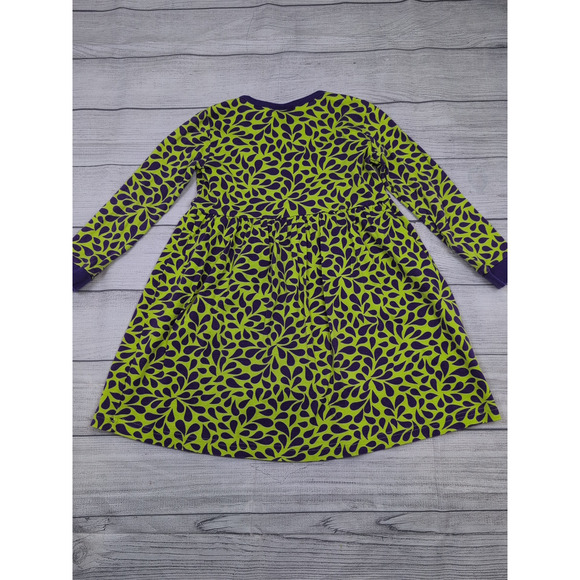 6 Hanna Andersson Neon Floral Play Dress - Picture 4 of 6